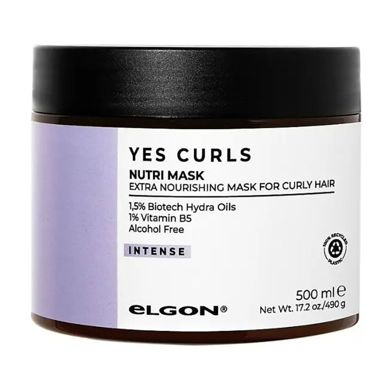 Живильна маска Elgon Yes Curls Nutri Mask для кучерявого волосся, 500 мл